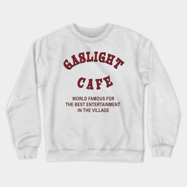 Gaslight Cafe Crewneck Sweatshirt by FrozenCharlotte